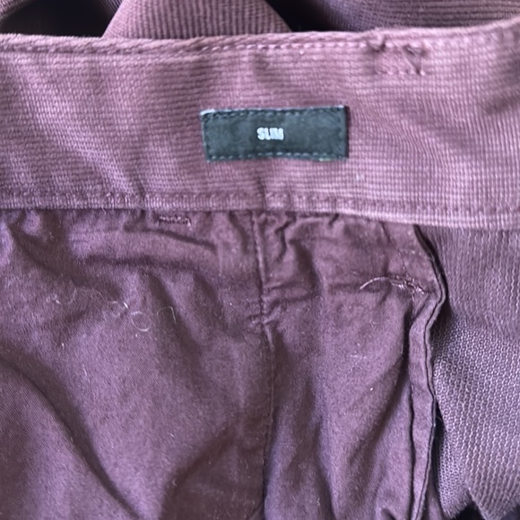 Bonobos slim travel jeans in plum/wine tasting color - Picture 4 of 4